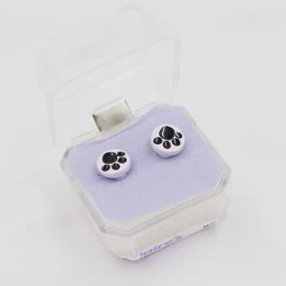 4/$25 Claire's Paw Studs Earrings